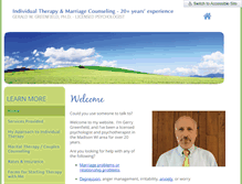 Tablet Screenshot of greenfieldtherapy.com